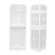 3 Tier Corner Bath Shelf Unit Organiser Stand Showers Caddy Storage Rack - Stripes Pattern