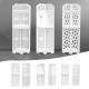 3 Tier Corner Bath Shelf Unit Organiser Stand Showers Caddy Storage Rack - Water Cube Pattern