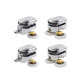 8 Pcs Shower Door Rollers Replacement Sliding Shower Door Runners Wheels for Glass - 25mm