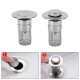 2 Pack Bathroom Sink Stopper Stainless Steel Sink Filter Plugs Plugs Pop Up Drain Stoppers for Wash Basins Bathroom Kitchen Sink