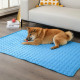 Self Cooling Pet Dog Cat Mat Heat Relief Non-Toxic Summer Pad 150x100cm XXL Blue