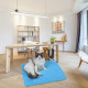 Self Cooling Pet Dog Cat Mat Heat Relief Non-Toxic Summer Pad 150x100cm XXL Blue