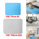 Self Cooling Pet Dog Cat Mat Heat Relief Non-Toxic Summer Pad 150x100cm XXL Blue