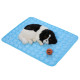 Self Cooling Pet Dog Cat Mat Heat Relief Non-Toxic Summer Pad 150x100cm XXL Blue