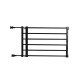 Retractable Pet Small Dog Safety Gate Baby Barrier Door Stair Fence Guard for Indoor - Black