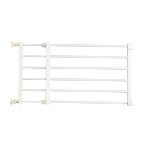 Retractable Pet Small Dog Safety Gate Baby Barrier Door Stair Fence Guard for Indoor - White