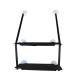 Cat Window Hammocks Sunny Seat Window Cat Perches Mounted Cat Bed with Suction Cups - Black Double Layers