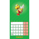 Super Mario Square Calendar 2025