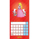 Super Mario Square Calendar 2025