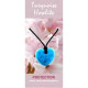 Turquoise Howlite Heart Necklace Natural Jewellery for Protection