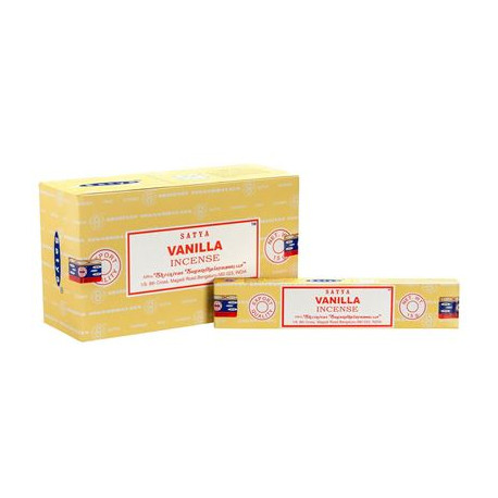 Vanilla Satya Incense Sticks 15g Box Of Twelve Special Offer