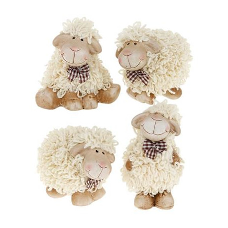 Shaggy Sheep Medium Four Pack