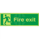 Final Fire Exit Man Left Sign