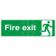 Final Fire Exit Man Right Sign