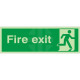 Final Fire Exit Man Right Sign