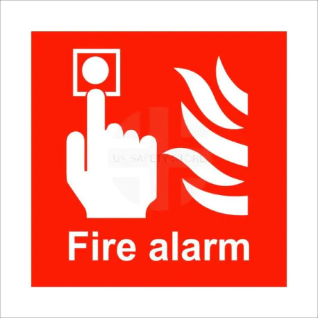 Fire Alarm Sign - Square