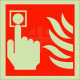 Fire Alarm Symbol Sign - Square