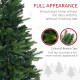 1.2m 4ft Christmas Tree Entrance Décor 750 Tips Xmas Pre-lit Tree 80 LED with Vase Base