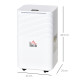 12L/Day 2000ML Portable Quiet Dehumidifier for Home Laundry Room Bedroom Basement, Electric Moisture Air De-Humidifier with 3 Mo