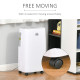 12L/Day Dehumidifier with Continuous Drainage, 2.5L Water Tank, 24H Timer, Humidity Display, for Home Damp, Condensation, Mould 