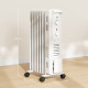 1500W Quiet Oil Filled Radiator, 7 Fin Energy Efficient Portable Electric Heater with 3 Heat Settings, Adjustable Thermostat, Sa