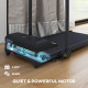 2.5HP Walking Pad Treadmill, Folding Under Desk Treadmill Walking Machine, 1-10KM/H, with Remote Control