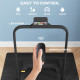 2.5HP Walking Pad Treadmill, Folding Under Desk Treadmill Walking Machine, 1-10KM/H, with Remote Control