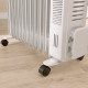 2.5kW 11 Fin Oil-Filled Radiator - White