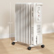 2.5kW 11 Fin Oil-Filled Radiator - White