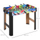 2.8FT Football Foosball Gaming Table Soccer For Kids Indoor Play Fun Sports Game