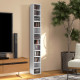 204 CD Tall Narrow Media Storage Tower - White