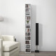 204 CD Tall Narrow Media Storage Tower - White