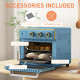 20L 90-230℃ Mini Electric Oven - Blue