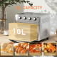 24L Air Fryer Oven, Mini Oven, Oil Free Cooking, Grill, Roast, Bake, with Adjustable Temperature, Timer, Touch Screen, Dishwashe