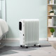 2500W Oil Filled Radiator, 11 Fin Portable Electric Heater with LED Display, 24H Timer, 3 Heat Settings, Adjustable Thermostat, 