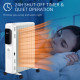 2500W Oil Filled Radiator, 11 Fin Portable Electric Heater with LED Display, 24H Timer, 3 Heat Settings, Adjustable Thermostat, 