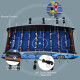 29 Inch Mini Tabletop Football Foosball Gaming Table  Play Fun Game Toy 74.5L x 36.1W x 12H CM