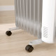 2kW Nine Fin Oil-Filled Radiator - White