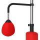 3-in-1 Boxing Punching Bag, Freestanding with 2 Speed Bals, 360° Reflex Bar, 160-230cm Adjustable Height, Red