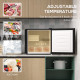 35L Mini Freezer, -24℃ to -14℃ Temperature - Black