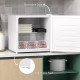 35L Mini Freezer, -24℃ to -14℃ Temperature - White