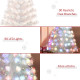 3FT Pre-Lit Artificial Christmas Tree w/ Fibre Optic LED Lights Holiday Home Xmas Decoration-White