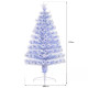 4FT Artificial Fibre Optic Christmas Tree Seasonal Decoration w/ LED Lights Pre-Lit Easy Store White Blue