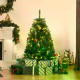 4FT Christmas Tree Warm White LED Light Holiday Home Decoration, Green