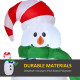 4ft Inflatable Standing Christmas Decoration Large Waterproof Snowman with LED and Inflator