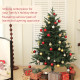 5ft Artificial Spurce Christmas Tree with 1121 Branch Tips and Foldable Steel Base, Realistic Hinged Xmas Tree, Holiday Décor fo