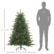 5ft Bare Artificial Christmas Tree, with 1309 Tips - Green