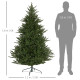 5ft Bushy and Bare Artificial Christmas Tree - Green