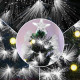 5ft White Light Artificial Christmas Tree w/ 180 LEDs Star Topper Tri-Base Full Bodied Seasonal Decoration Pre-Lit Home