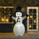 6.5ft Inflatable Snowman LED Christmas Xmas Air Blown Holiday Decoration Outdoor Garden Decor